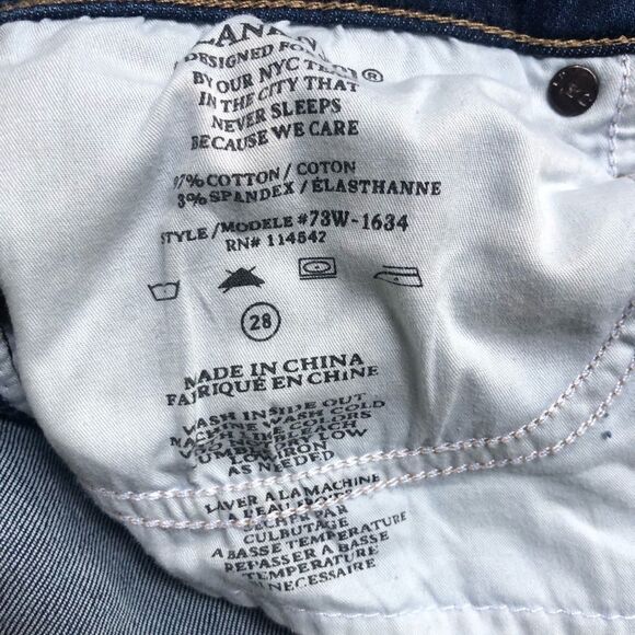 Blank nyc Jeans, Reade Crop, Blue, Distressed Size 28 - Picture 4 of 4